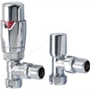 Swan Thermostatic Angled Valve  - Chrome