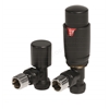 Swan Thermostatic Angled Valve - Black