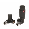 Swan Thermostatic Corner Valve - Black