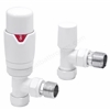 Swan Thermostatic Angled Valve - White
