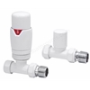 Swan Thermostatic Straight Valve - White