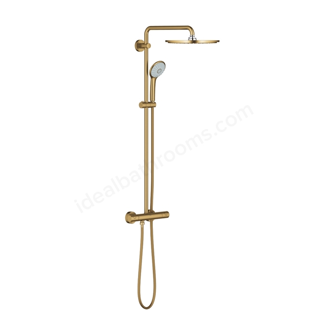 Grohe Euphoria 310 Shower System - brushed cool sunrise