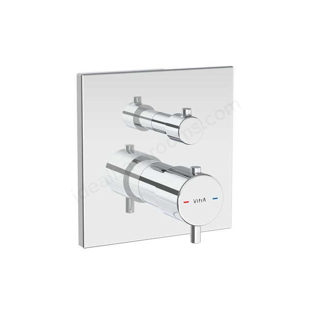 VitrA Square Thermostatic Bath/Shower 2 way - Chrome