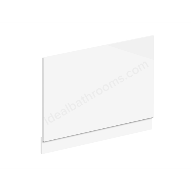 Essential 700mm 100% Waterproof End Bath Panel - White