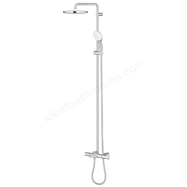 Grohe Tempesta System 250 Shower system with bath thermostat for wall mounting