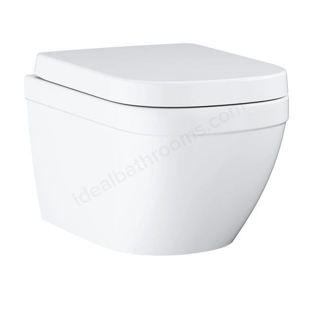 Grohe Euro Ceramic Wall Hung WC Set - White