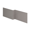 Essential Nevada MDF 1700mm L Shape Showerbath Front Bath Panel - Cashmere