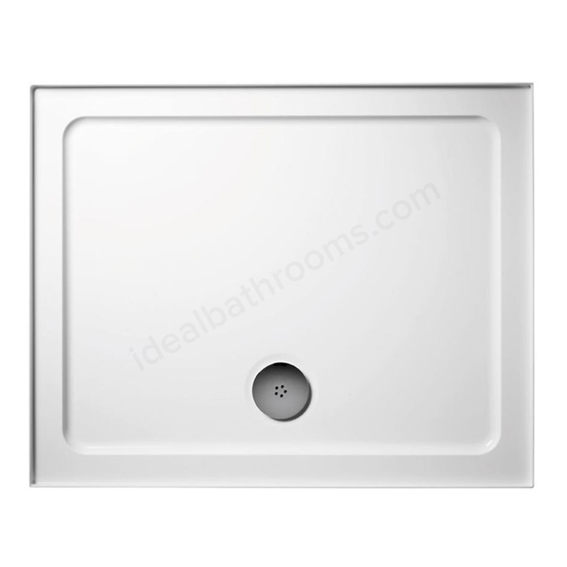 Ideal Standard SIMPLICITY Rectangular Low Profile Shower Tray + Waste; Upstand; 1200x760mm; White
