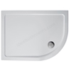 Ideal Standard SIMPLICITY Offset Quadrant Low Profile Shower Tray + Waste; Left Handed; Flat Top; 900x800mm; White