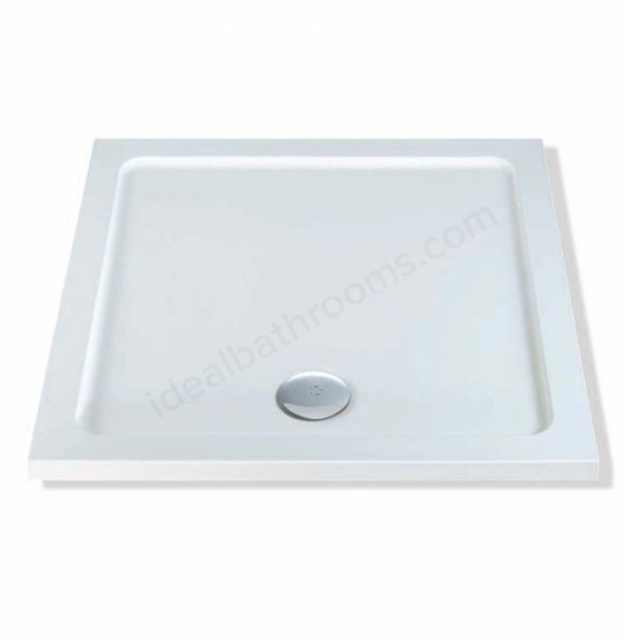 Twyford Shower Tray; Flat Top; Stone Resin; Square; 760x760mm