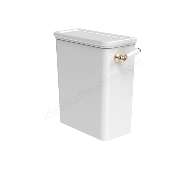 Tavistock Marston Coupled Cisten 6/4L with Brass Handle