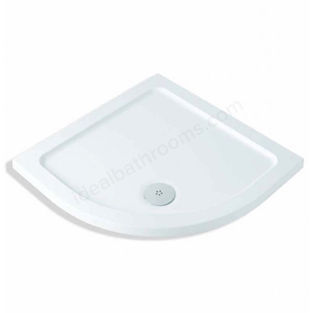 Twyford Shower Tray; Flat Top; Stone Resin; Quadrant; 800x800mm