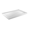 Just Trays FUSION Rectangular Shower Tray; 1500x800mm; 4 Upstands; White