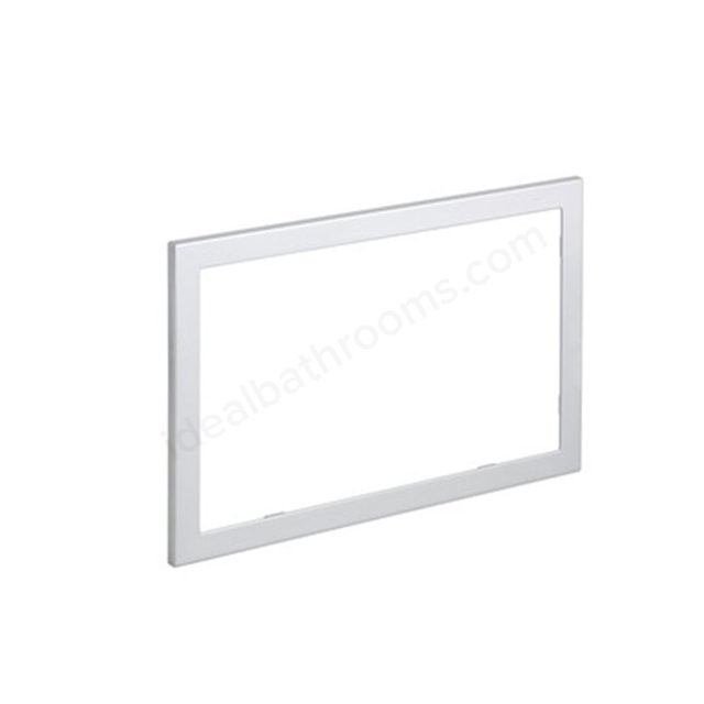 Geberit OMEGA60 Flush Plate Frame to Cover Unfinished Tile Edges; Gloss Chrome