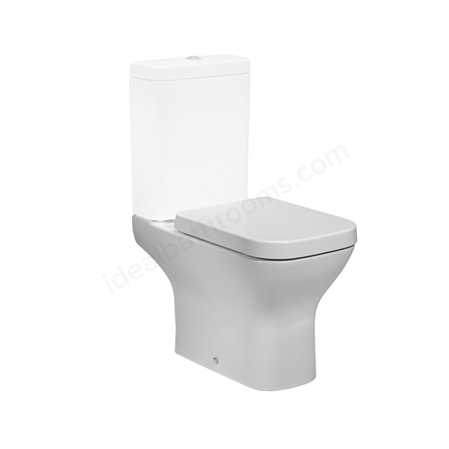 Parva Close Coupled Toilet & Soft Close Seat - Short Projection 615mm