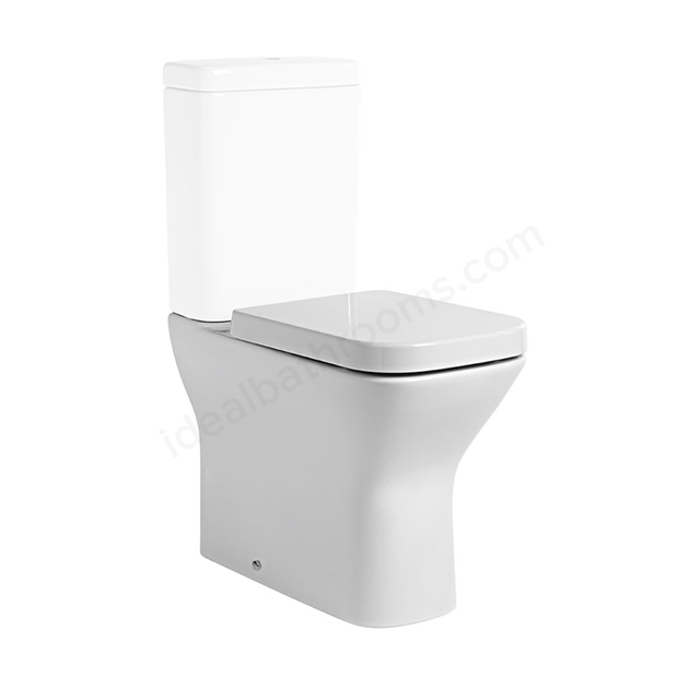 Tavistock Structure 345mm Comfort Height Close Coupled Toilet Pan - White