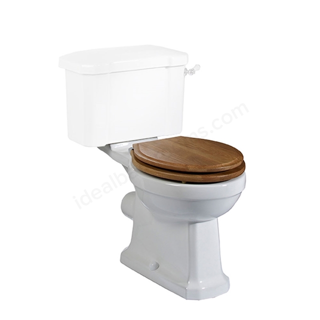 Tavistock Vitoria 373mm Close Coupled Toilet Pan - White