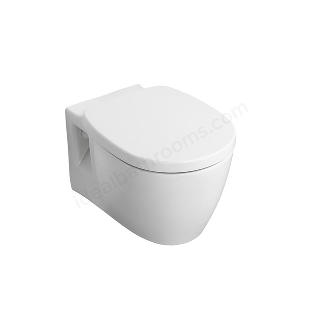 Ideal Standard Concept Freedom comfort height wall hung toilet with soft  close seat