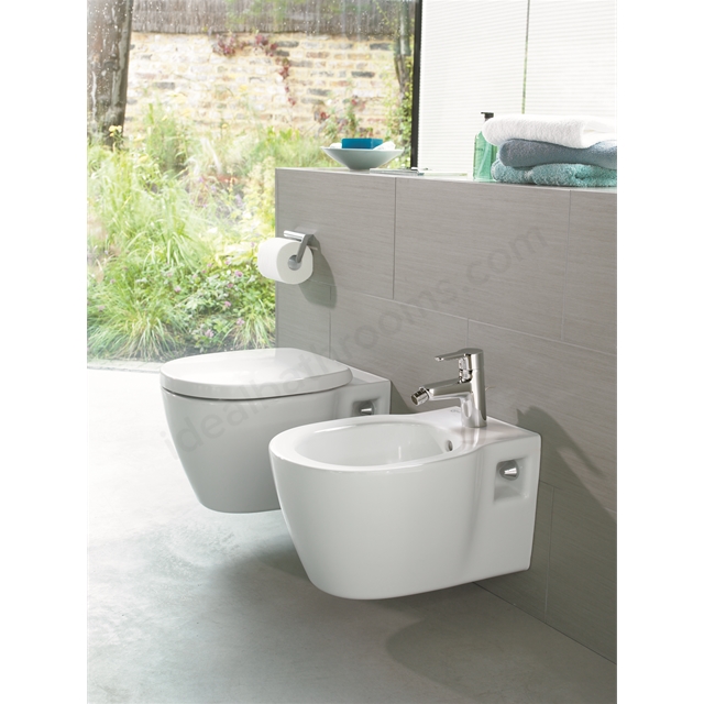 Ideal Standard Frame Pura Bathrooms Arco Rimless Wall Hung Toilet Pan 5in1 Set for sale online 