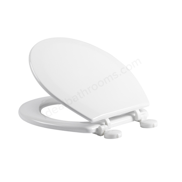 Tavistock Meridian Toilet Seat and Cover - White