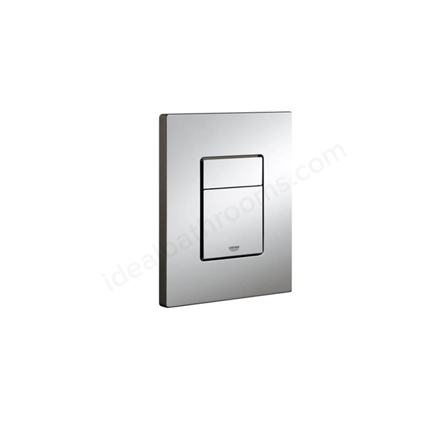Grohe SKATE COSMOPOLITAN WC Wall Plate; Dual Flush; Chrome