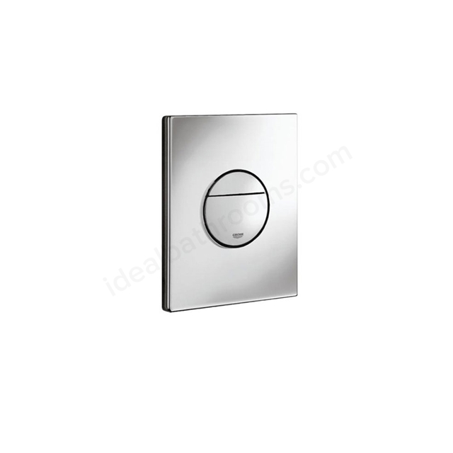 Grohe NOVA COSMOPOLITAN Pneumatic WC Wall Plate; Dual Flush; Chrome