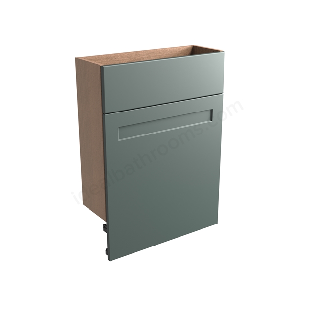 Tavistock Legacy Slim 600 Back to Wall Unit & Fascia - Viridian Green