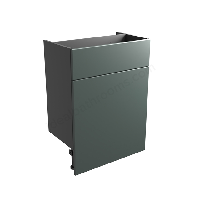 Tavistock calm std 600 Back to Wall Unit & Fascia - Viridian Greene