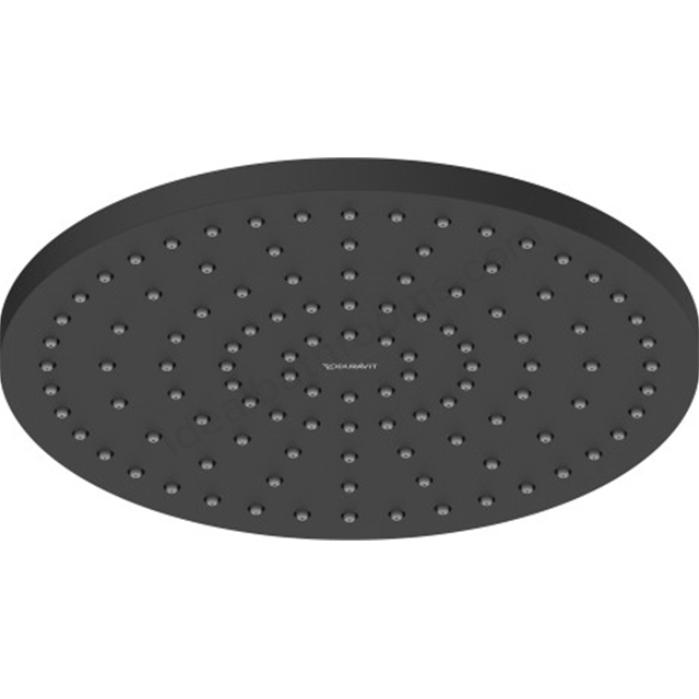 Duravit Minusflow 250mm Head Shower - Matt Black