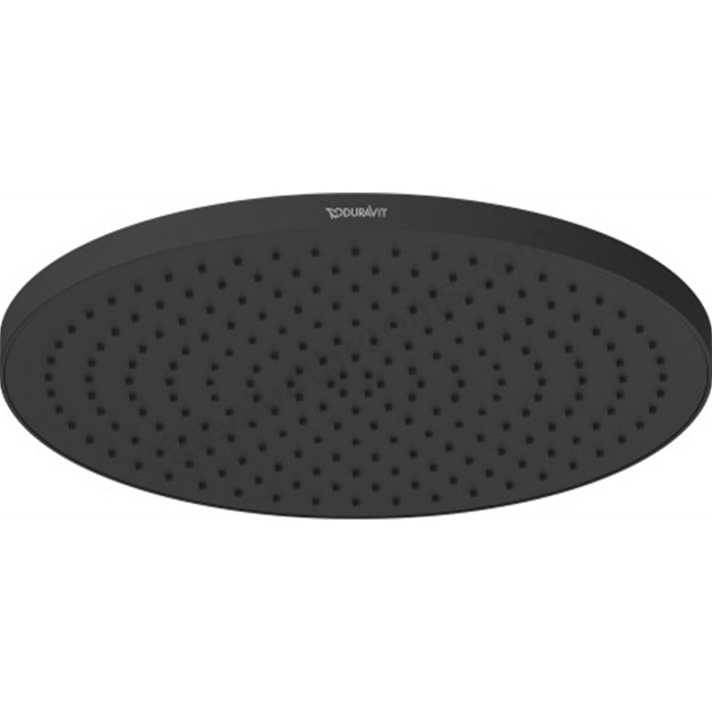 Duravit Minusflow 230mm Head Shower - Matt Black