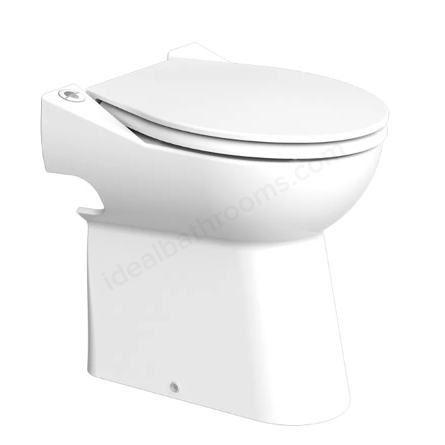 Saniflo SANICOMPACT Macerator Toilet w/ FREE 5L Descaler