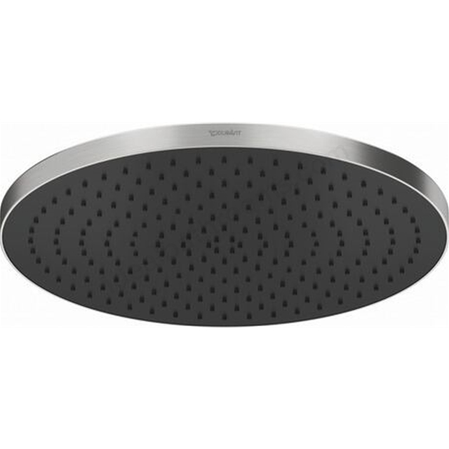 Duravit Minusflow 230mm Head Shower - Brushed Stainless Steel