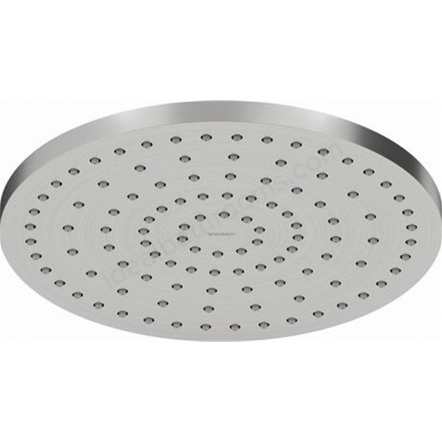 Duravit Minusflow 250mm Head Shower - Brushed Stainless Steel
