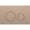 Geberit Sigma 40 Actuator Plate Dual Flush, Round, Red Gold Stainless Steel