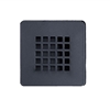 Just Trays Naturals Colour Match Shower Waste Cover - Graphite Grey
