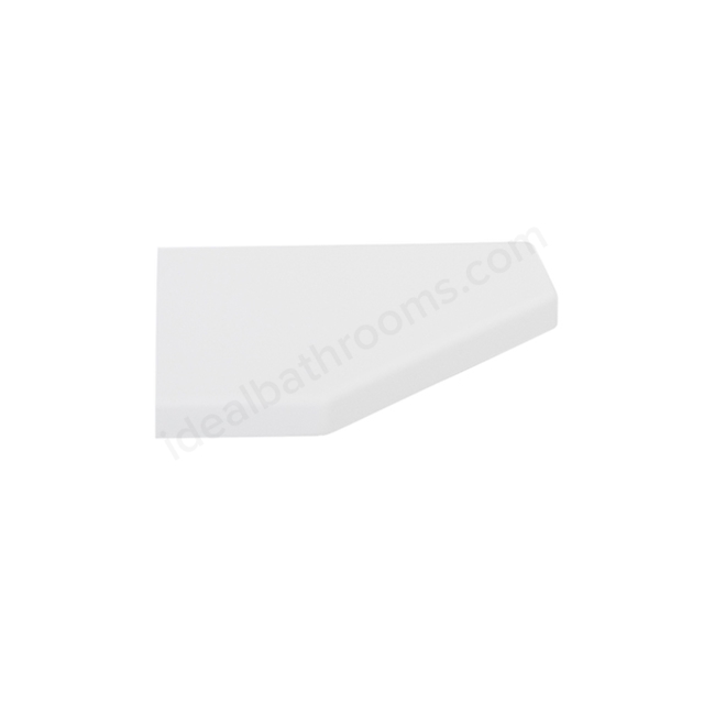 Nuance Corner Shelf Designer White