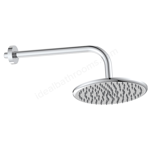 Scudo Shower Arm & Head Round  - Chrome