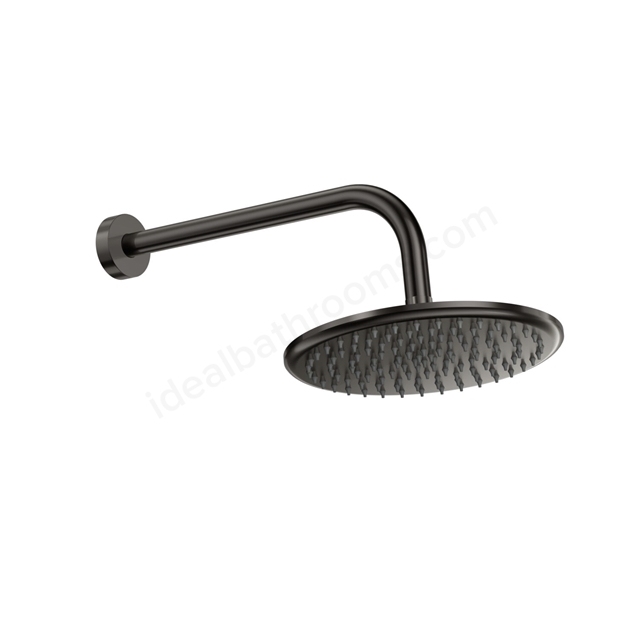 Scudo Shower Arm & Head Round  - Gunmetal
