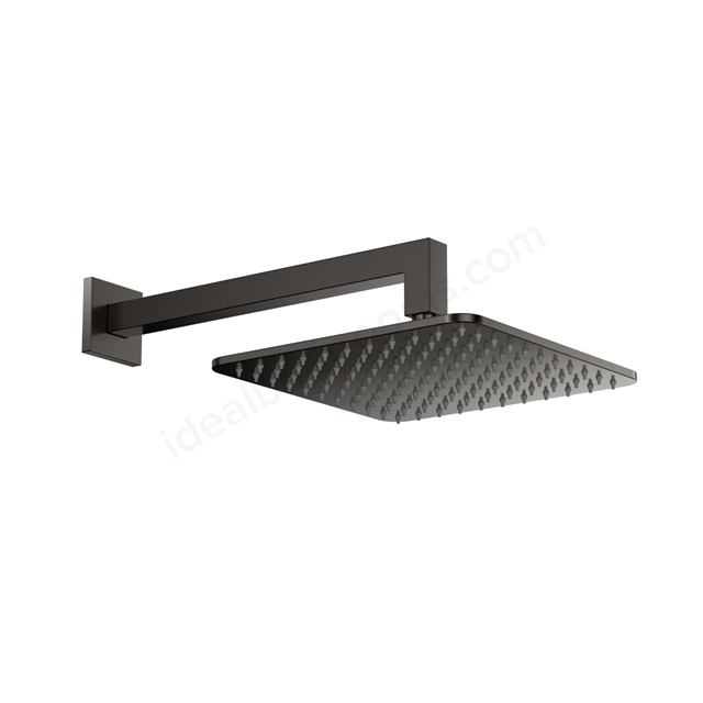 Scudo Shower Arm & Head Square - Gunmetal