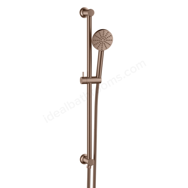 Scudo Riser Rail Concealed  - Brushed Bronze