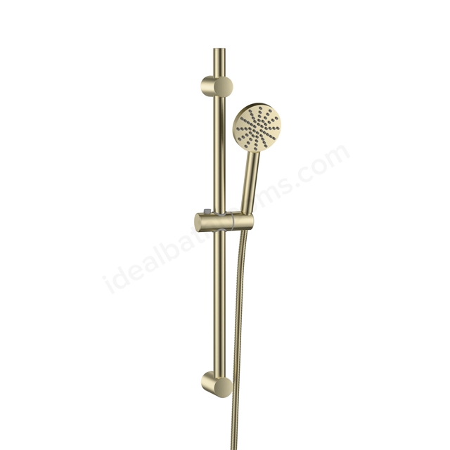 Scudo Riser Rail Exposed  - Brushed Brass