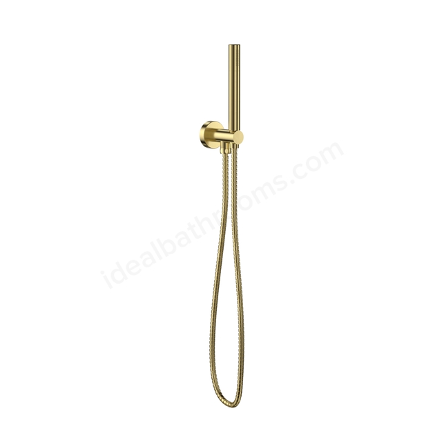 Scudo Handset, Outlet & Holder - Brushed Brass