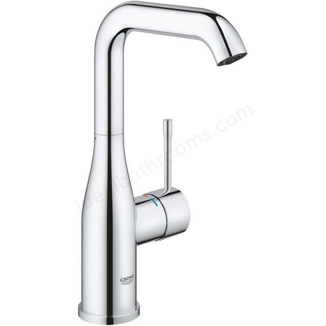 Grohe Essence Basin Mixer L Swivel Spout Smooth Chrome