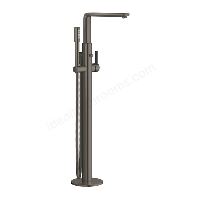 Grohe Lineare Single-lever bath mixer 1/2?, floor mounted Brushed Hard Graphite