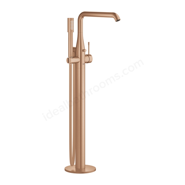 Grohe Essence Single-lever bath mixer 1/2?, floor mounted, Brushed Warm Sunset