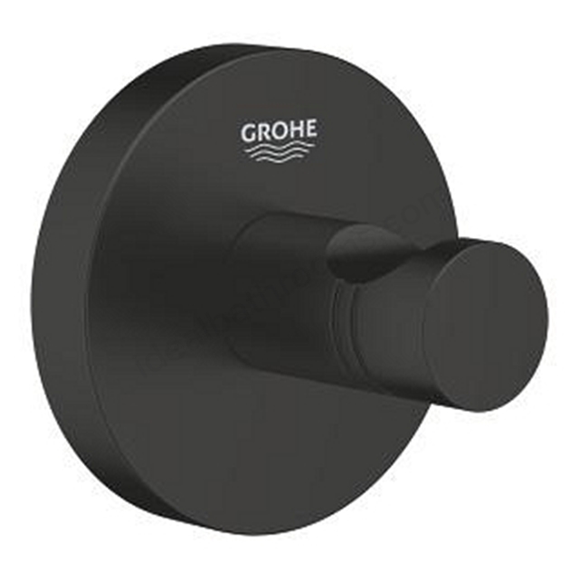 Grohe Essentials Robe Hook Matte Black