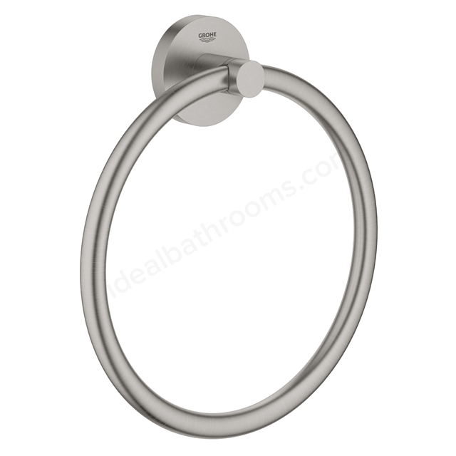 Grohe Essentials Towel ring Supersteel