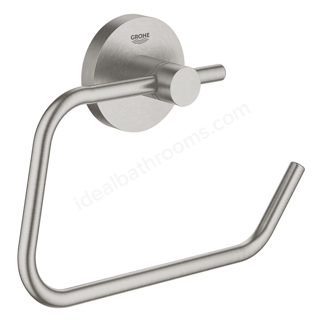 Grohe Essentials Toilet Paper Holder Without cover  Supersteel