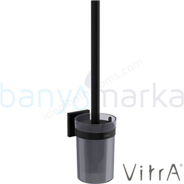 Vitra Root Wc Brush Holder, Matt Black