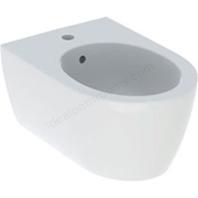 Geberit Bidet/Wall-Hung/355Mm/  Shrouded/1 Tap Hole/1 Overflow/White